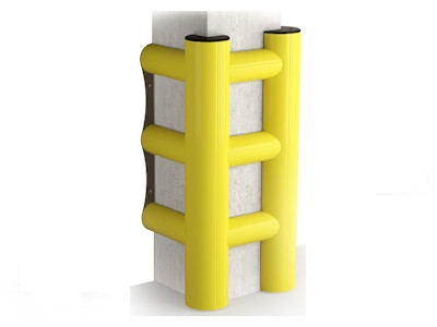 Image of a HUG TOWER 3 SIDES Column Protection System