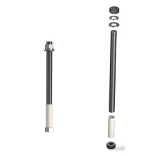 Image of an FIX KIT ROD 120 INOX Stainless Steel Threaded Bar Fixing Accessory for Protection Systems