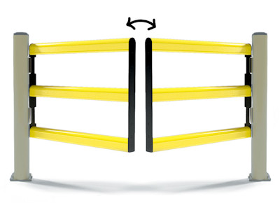 Image of a DP 150 SWING DOUBLE Safety Gate Protection System