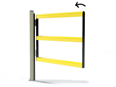 Image of a DP 90 ONE WAY Safety Gate Protection System